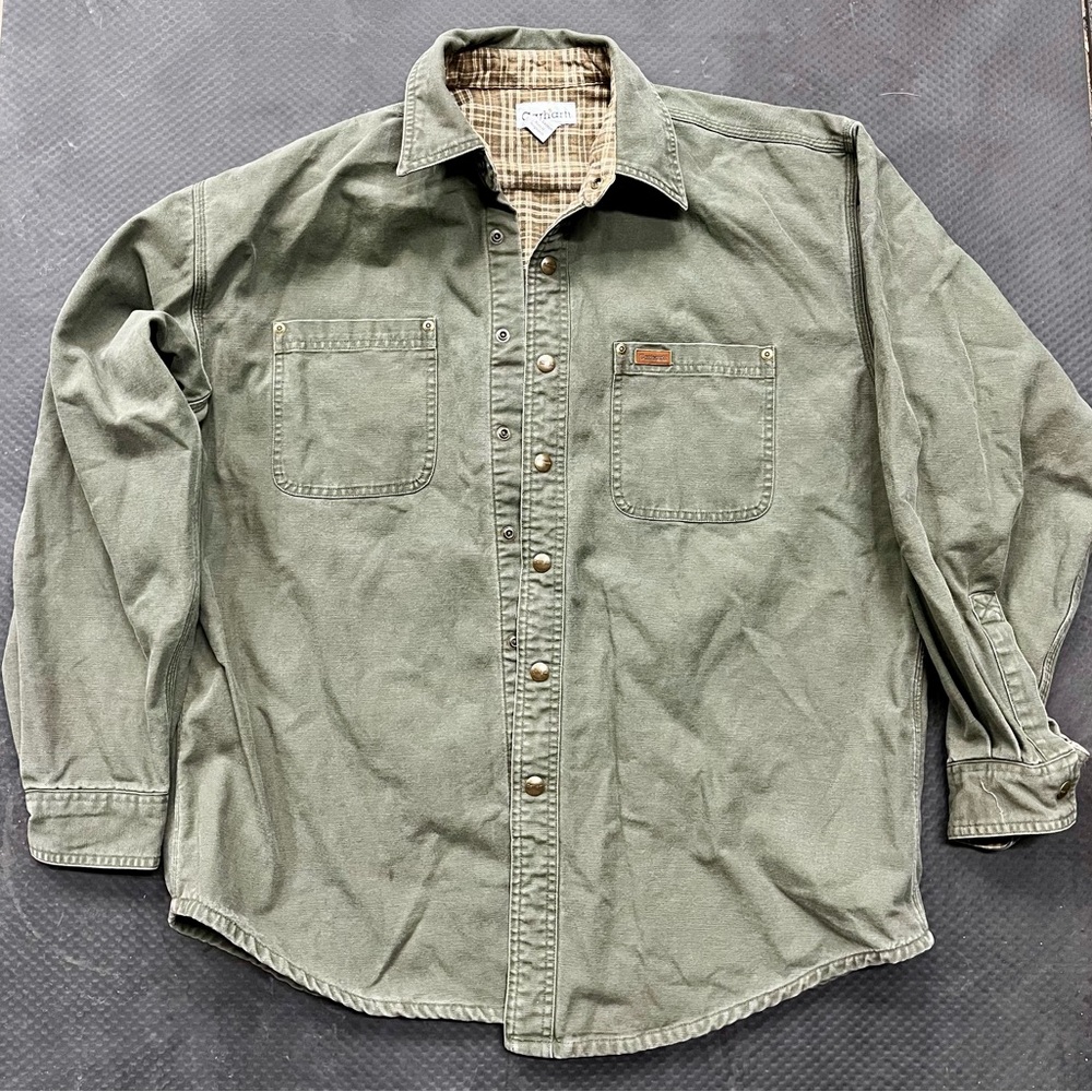 Carhartt heavyweight snap shirt